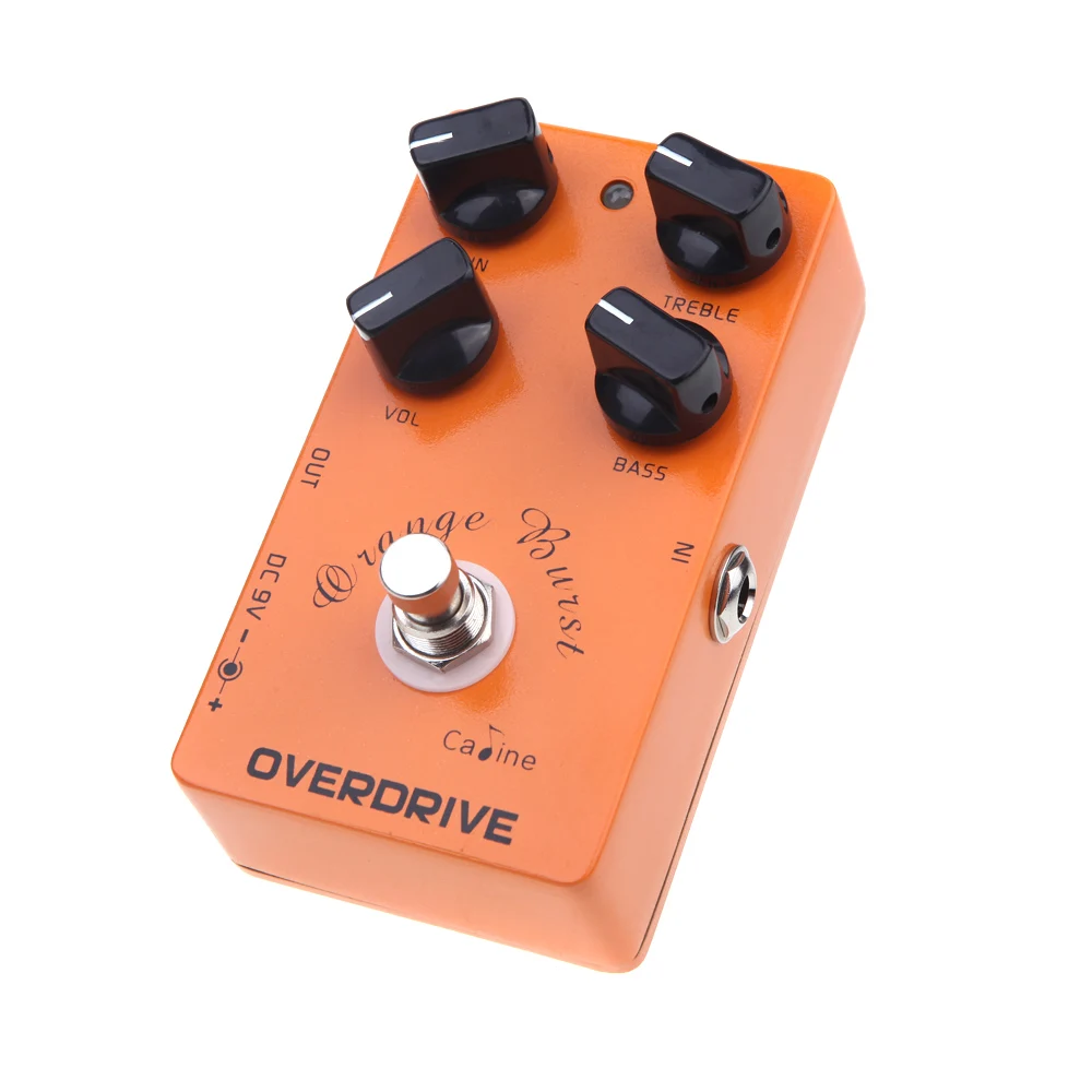 Caline CP-18 педаль для гитары Overdrive True Bypass дизайн Orange Burst CP18 Caline педаль для гитары аксессуары для гитары горячая распродажа