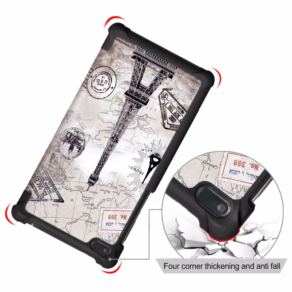 Чехол Fundas для Lenovo Tab 7 ТБ 7504F чехол планшета 4 7504X/F/N кожаный флип с откидной крышкой +