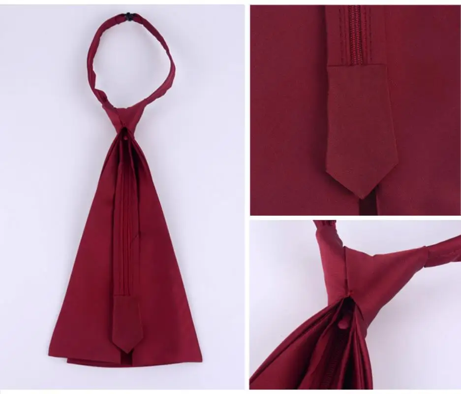 Lawyer Style Tie Unisex Formal Wear Law Firm Law Firm Mark Tie High Density Yarn Wine Red Chic Necktie