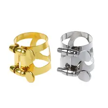 Eb альт саксофон резиновая бакелитовая Лигатура мундштука латунная Лигатура крепеж