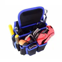 Многофункциональный 8 карманов сумка для инструментов электроинструменты сумка жесткий ежедневный портативный карман на 600D Оксфорд инструмент ремень