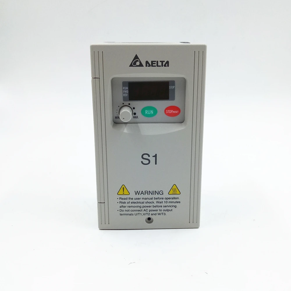 Инвертор Delta VFD Частотный Привод VFD004S21A 1 фаза 220 В 0 4 кВт 5 л. С. ~ 400 Гц Inkle ткацкий