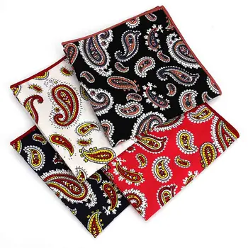 

Men’s Tuxedo Paisley Pattern Pocket Square Wedding Business Hanky Handkerchief YFTIE0217