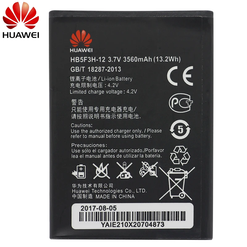

Original Huawei HB5F3H-12 WIFI Router battery For Huawei E5372T E5775 4G LTE FDD Cat4