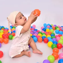 100pcs lot Eco Friendly Colorful Ball Soft Plastic Water Pool Ocean Wave Ball Stress Air Ball