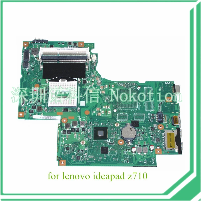 NOKOTION dumbo2 основной плате REV 2.1 Материнская плата для ноутбука lenovo ideapad z710 17.3 дюймов Intel GMA HD 4600 плата полный Тесты