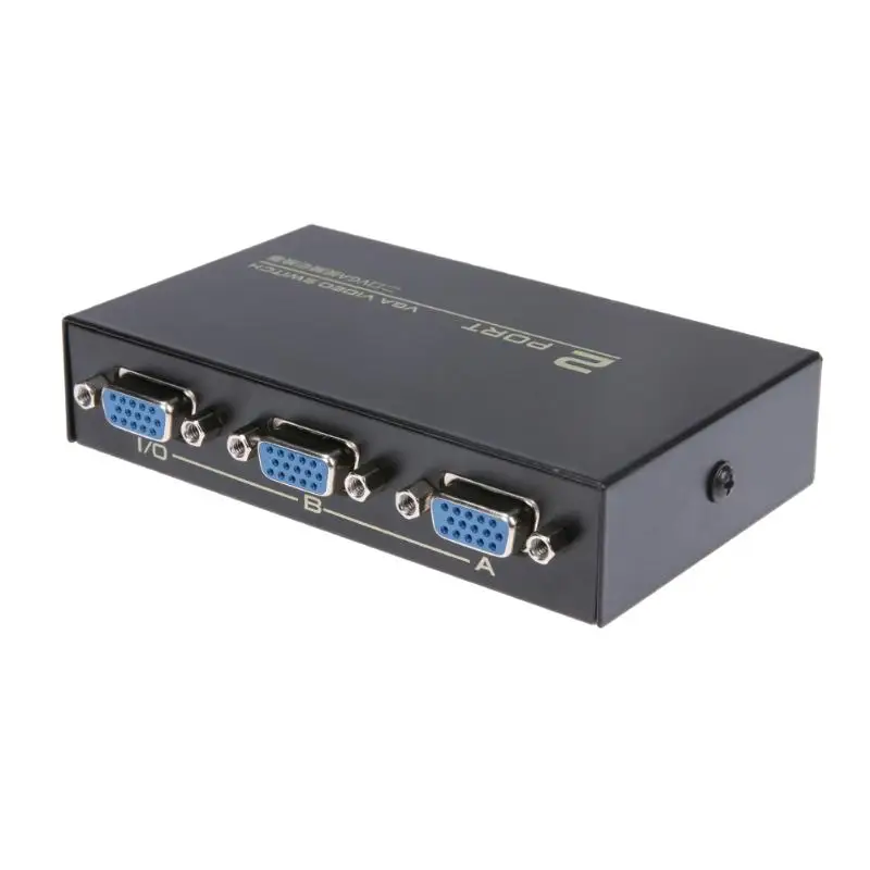 3 порта VGA HD двунаправленный коммутатор 1920*1440 VGA коробка адаптер VGA разветвитель для принтера Мышь Клавиатура распределитель