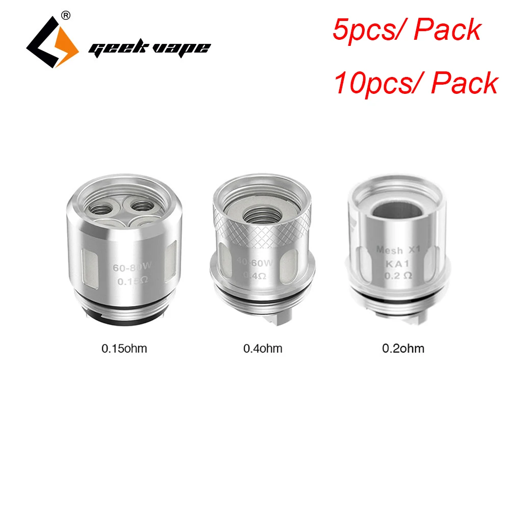 

HOT 5pcs Original GeekVape IM1 IM4 super mesh coils 0.4/0.15/0.2ohm coil Resistance for Shield/Aero/Aero Mesh/cerberus tank