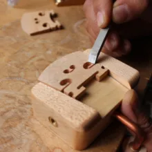 Изготовление и ремонт скрипки Виола мост зажим инструменты из твердой древесины инструмент