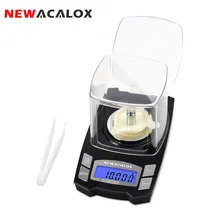 NEWACALOX 50g/100g x 0.001g USB Charging Jewelry Scale LCD Digital Pocket Precision Electronic Scale Medicinal Lab Balance Weigh NEWACALOX 50g/100g x 0.001g USB Charging Jewelry Scale LCD Digital Pocket Precision Electronic Scale Medicinal Lab Balance Weigh
