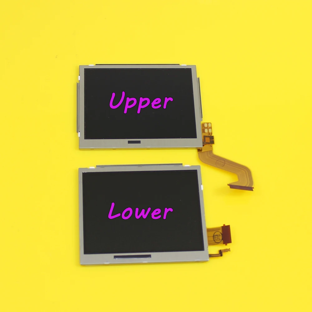 

JCDlower &Top LCD Display For NDSI Screen Pantalla For Nintendo DSi N DSi Game Console Accessories Replacement Part