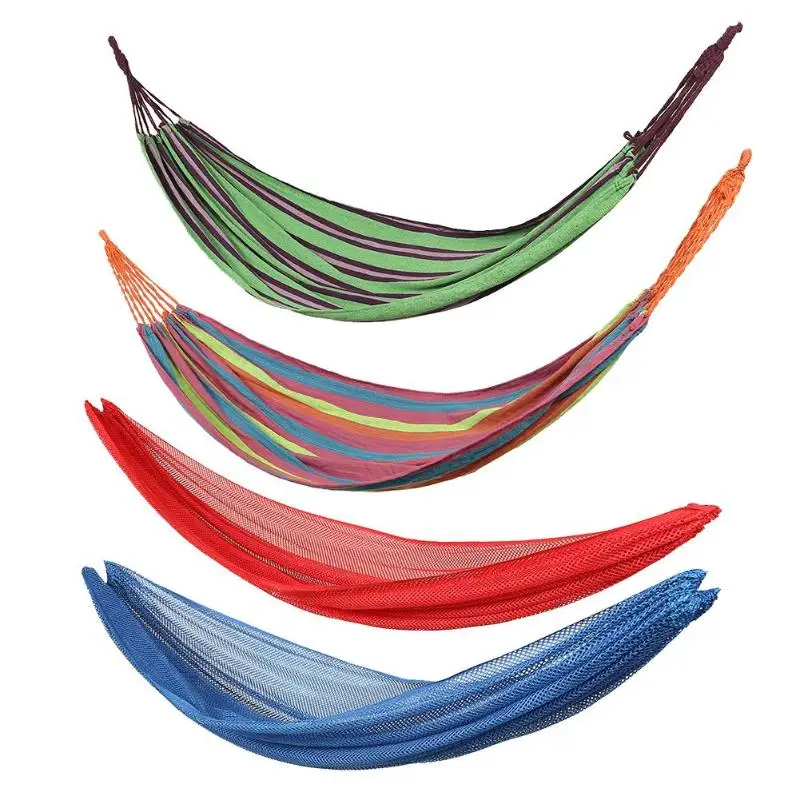 

Outdoor Hammock Portable 1 Person Strong Picnic Garden Home Travel Out Door Camping Swing Hang Bed Hammock E5M1