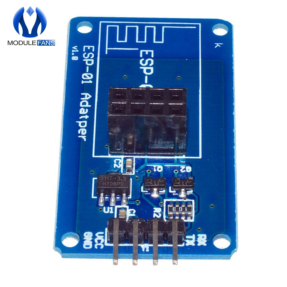 ESP8266 ESP-01 ESP01 Серийный беспроводной wifi модуль для Arduino трансивер приемник плата адаптера Raspberry Pi UNO R3 One 3,3 V 5V