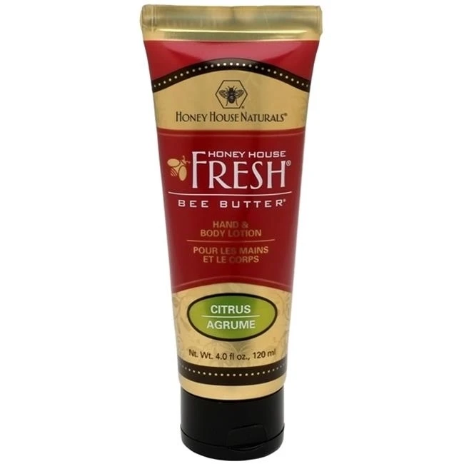 Honey House Naturals LTBBC Bee Butter Lotion Tube Citrus