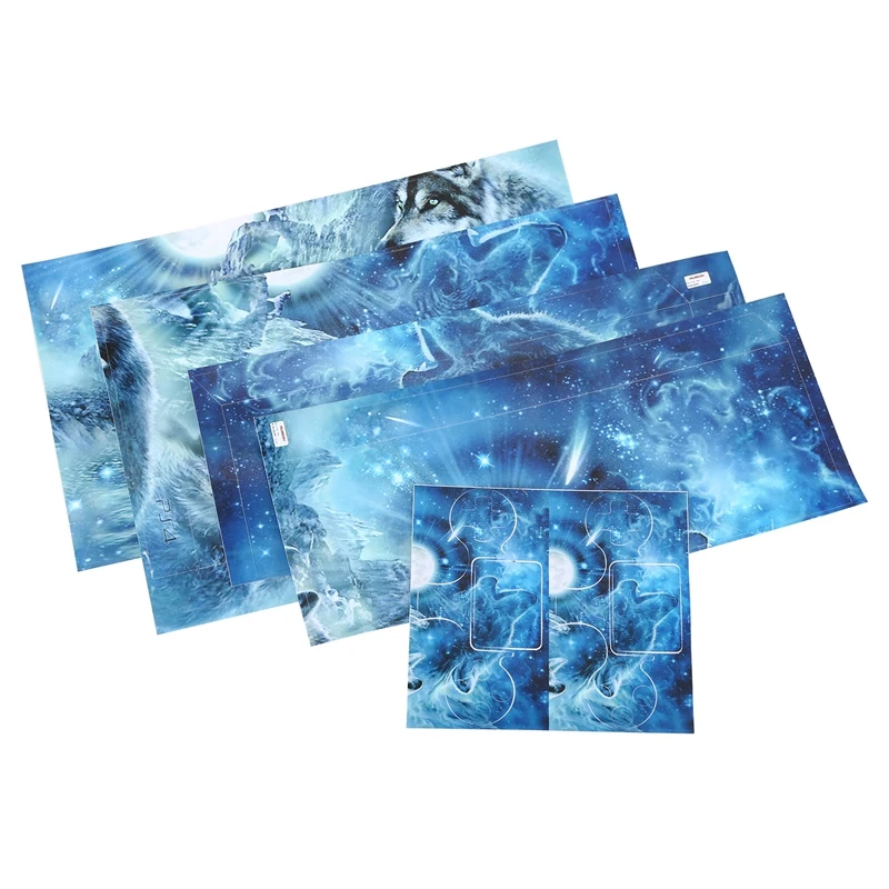 

1set Wolf Moon Decal Skin Sticker for PS4