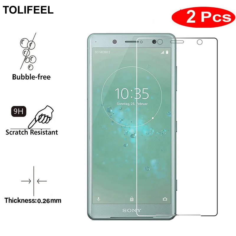 2 шт TOLIFEEL 9H Премиум Закаленное стекло для sony Xperia XZ2 Compact Mini Защитная пленка экрана