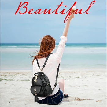 

High Quality Backpacks for Teenage Girls Female Rainproof School Bag Bagpack Mochila Escolar Little Bee Red Black Women Backpack