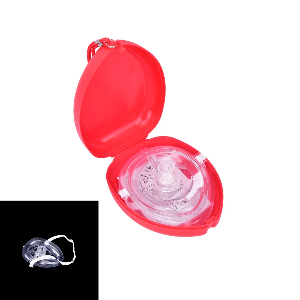 

First Aid Rescue Training Mouth to Mouth Emergency Mask One-way Valve Tools Pro Resuscitator Artificial Breathing Mask