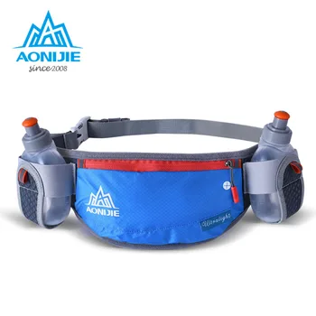 

AONIJIE Running Bag with Water Bottle Waist Bag Pouch Phone Belt Running Belt Key Money Women Waist Pocket Outdoor Hiking