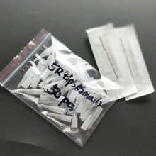 50 шт. маленькие размеры 5R наконечники для игл Перманентный макияж колпачки для игл огромное солнце/французская машина Длинные сопла