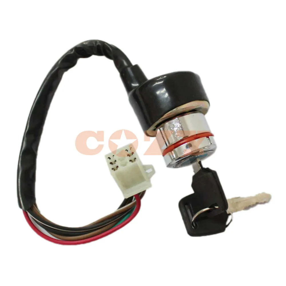 Universal Motorcycle 6 wire Ignition Switch With 2 Keys for ATV off