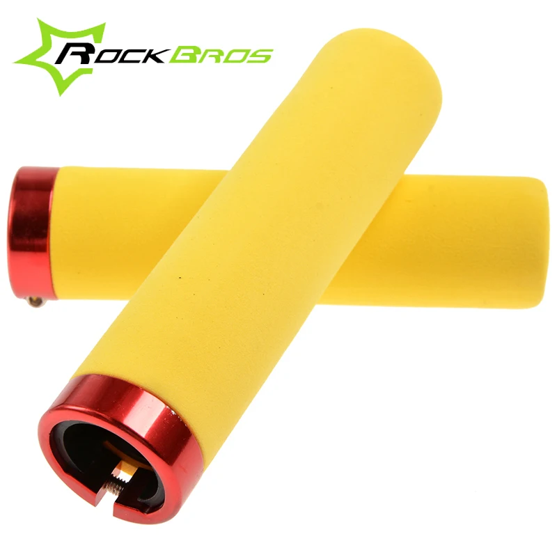 

Clearance!RockBros Grips Bicycle MTB Bike Grips Cycling Bicycle Parts Handlebar Lock-on Grips Sponge/EVA Lockable Bar End
