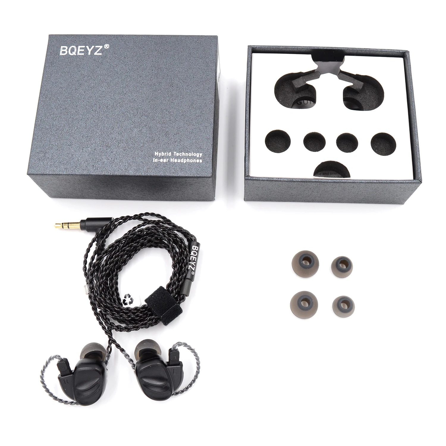BQEYZ KC2 2DD 2BA наушники вкладыши металлические 2PIN 0 78 гибридные для Bluetooth гарнитуры BQ3