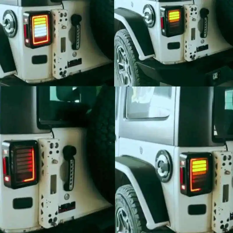 07 16 для Jeep Wrangler светодиодный задний фонарь тормоз задние лампы jeep JK