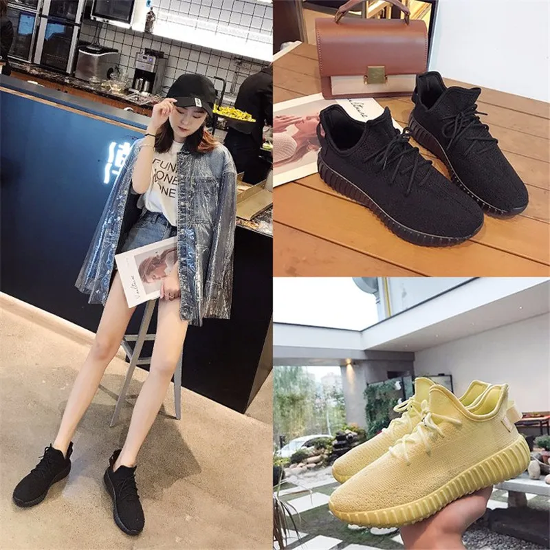 Breathable Casual Lovers Runing Shoes Stretch Sock Shoes Platform Elastic Sneakers Outdoor Women Shoes Tenis Feminino Size 42 43