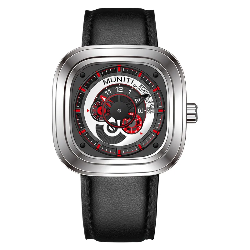AAA Мужские часы Лидирующий бренд роскошные кожаные кварцевые часы мужские модные повседневные светящиеся водонепроницаемые часы Relogio Masculino - Цвет: Mens Watches02