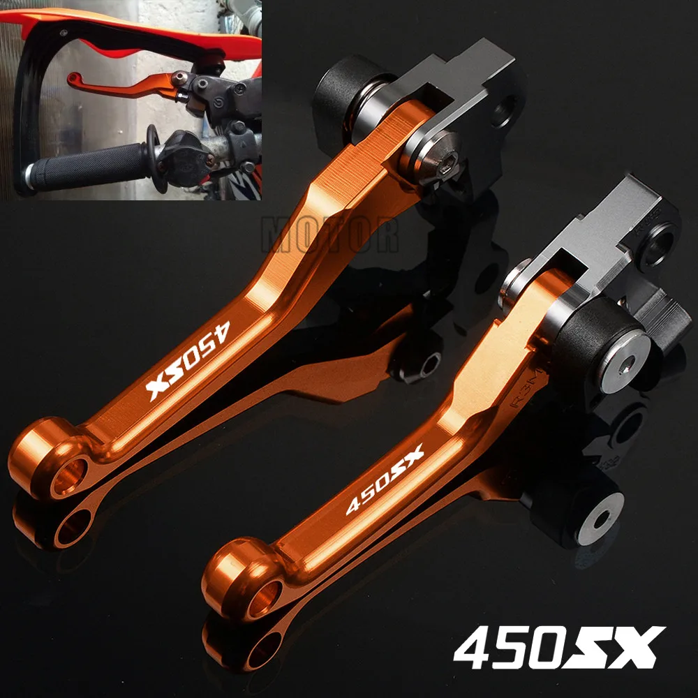 For 450SX/450SX-F/450SX-R 2005-2018 450 SX/SX-F/SX-R/SXF/SXR F R CNC Aluminum Motorcycle Dirt Bike Pivot Brake Clutch Levers | Автомобили