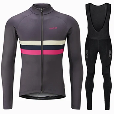 SET 01 Go pro ropa ciclismo зимний теплый флисовый комплект с длинными рукавами abbigliamento ciclismo invernale mallot ciclismo hombre invierno - Цвет: SET 01