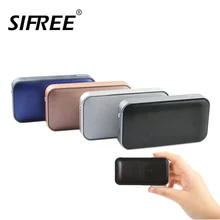 Мини небольшой металлический музыкальный звуковой ящик портативный карманный беспроводной Bluetooth динамик Громкая связь открытый бас сабвуфер для телефона