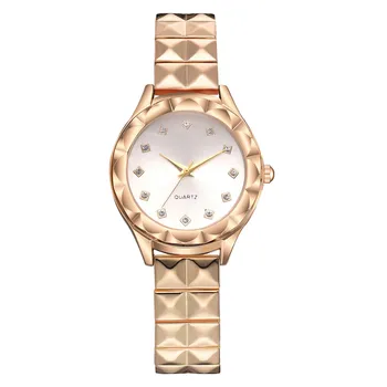 

Luxury Watch Women Rose Gold Temperament Fashion Steel Belt Ladies Diamond Men and Women Gift Quartz Watch Reloj de dama #03