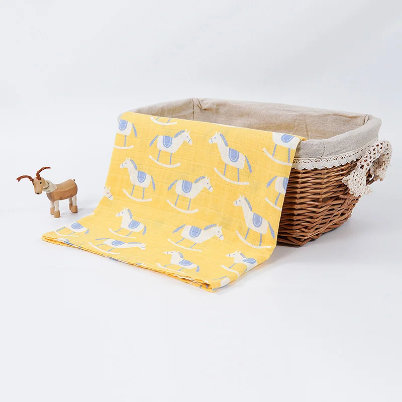 Baby Wrap cotton muslin baby blanket Multifunctional Muslin Newborns Blanket Swaddle Blanket 120*120cm