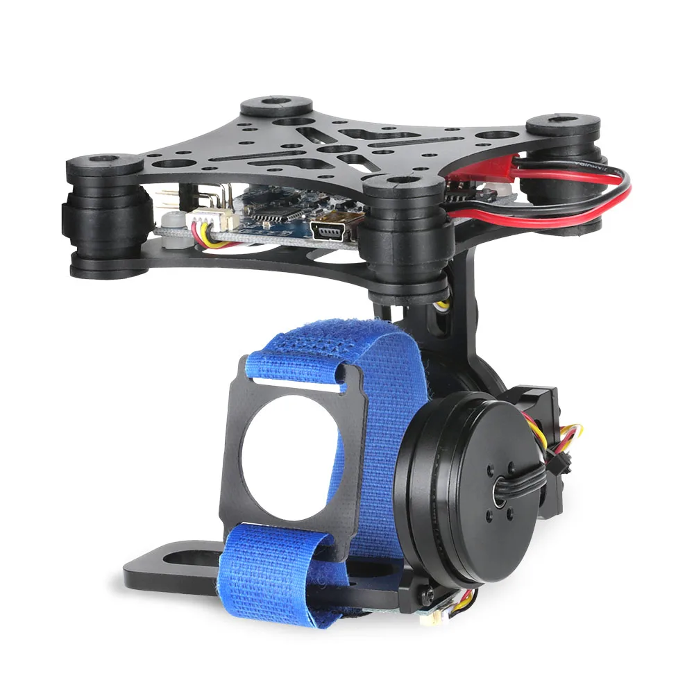 OCDAY 2 Axis Brushless Gimbal PTZ Control Panel For Gopro3 4 DJI Phantom 1 2 3 SJ4000 SJ5000 Aerial Photography