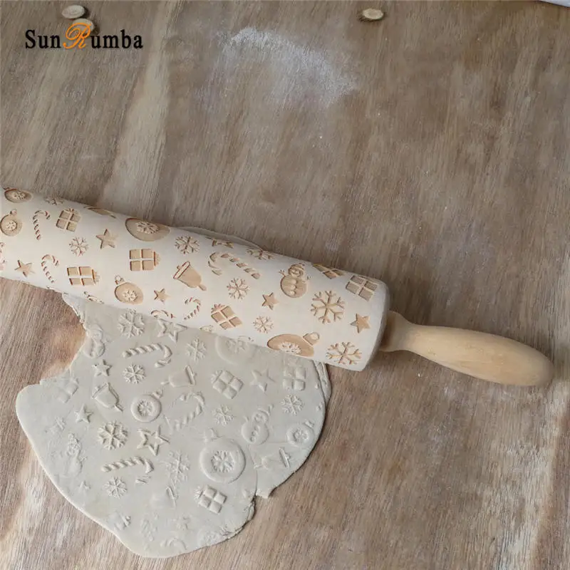 wood rolling pin MUW-248-04