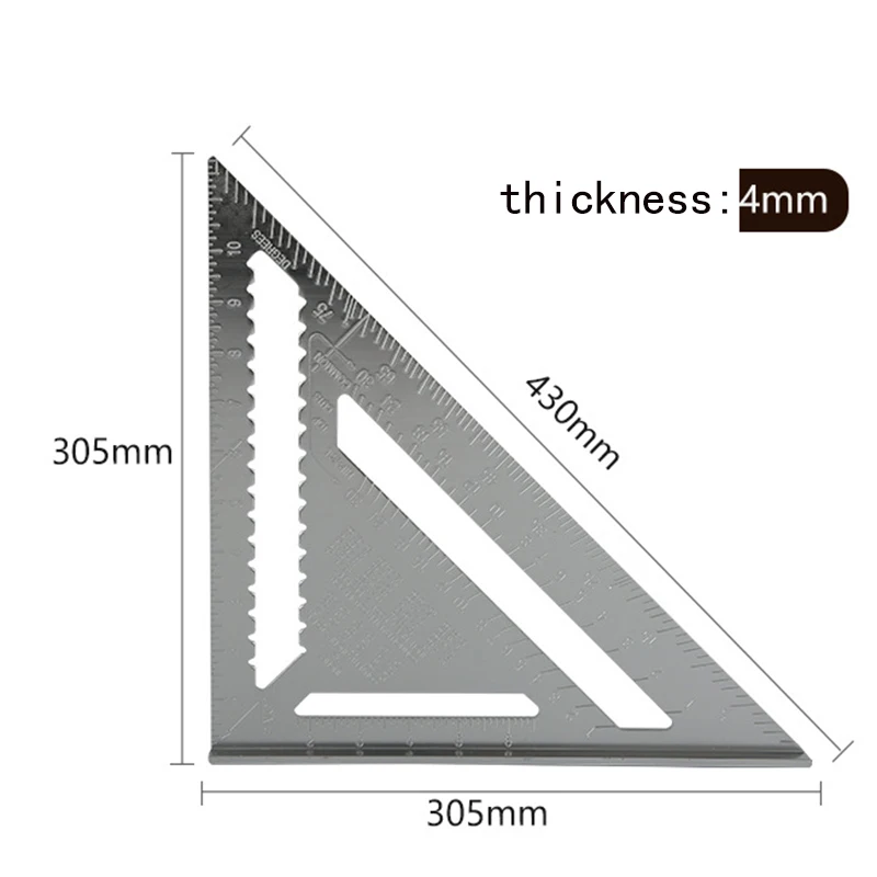 KALAIDUN треугольная угловая линейка квадраты треугольная измерительная линейка по дереву угломер Trammel измерительный инструмент