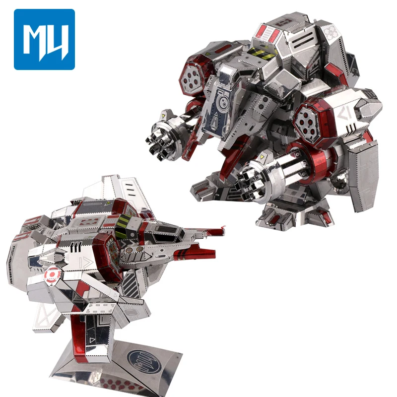 Mu New VIKING 2 в 1 9 листов межпланетарная серия звезда 3D металлическая Сборная модель