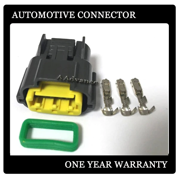 Gray 3 Pin Ignition Coil Connector Plug Socket sr20 rb20 rb25 With