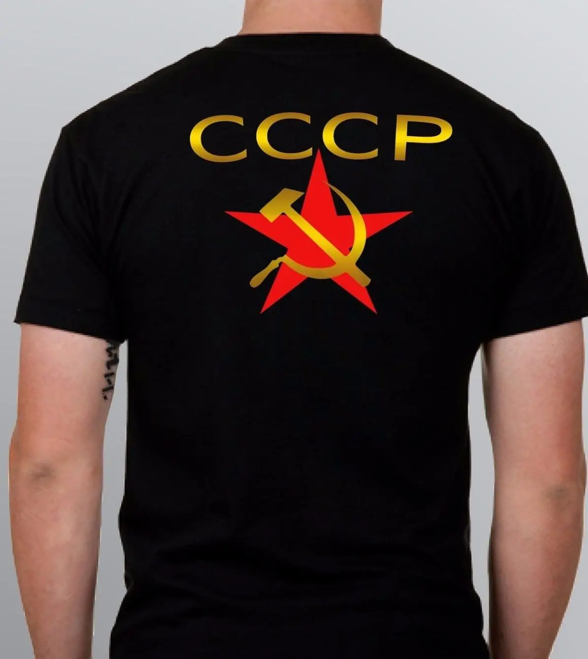 Футболка СССР Путин молот серп в винтажном стиле S 5XL|Футболки| |
