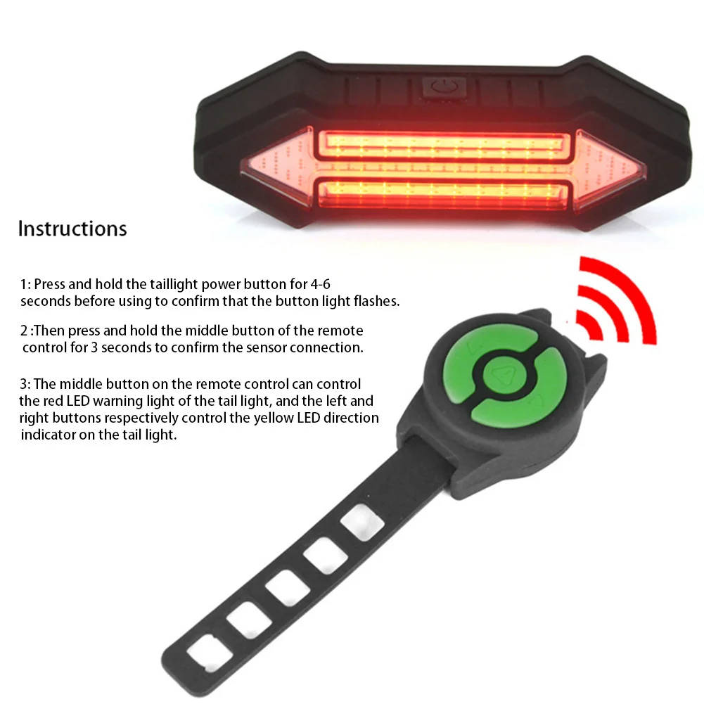 Clearance Night Riding Remote Control With Turn Signal USB Rechargeable Safe Warning Bike Accessories Smart Rear Lamp Led 5 Clearance Night Riding Remote Control With Turn Signal USB Rechargeable Safe Warning Bike Accessories Smart Rear Lamp Led 5