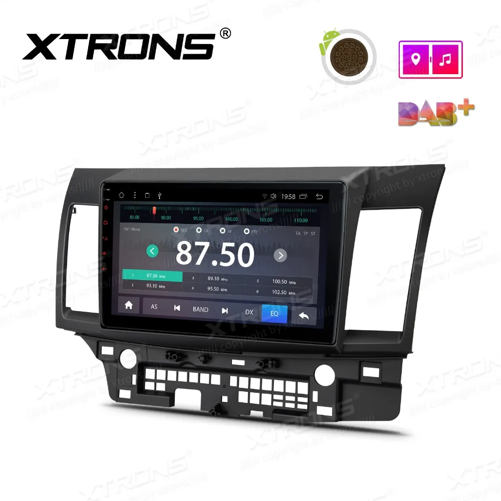 Discount 10.1" Android 8.1 Car Stereo Player GPS Radio for Mitsubishi Lancer Evolution 2007 2008 2009 2010 2011 2012-2017 No DVD 2