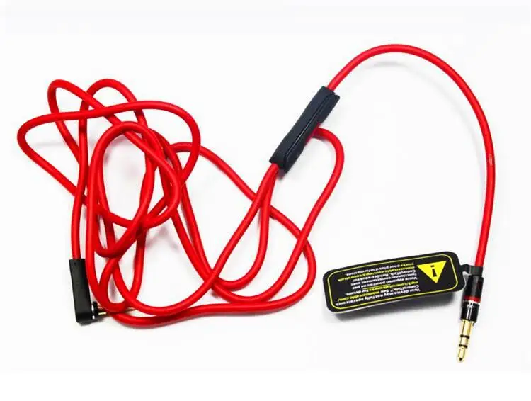 3.5mm Replacement Red Cable for Beats Studio Headhone with Control Talk