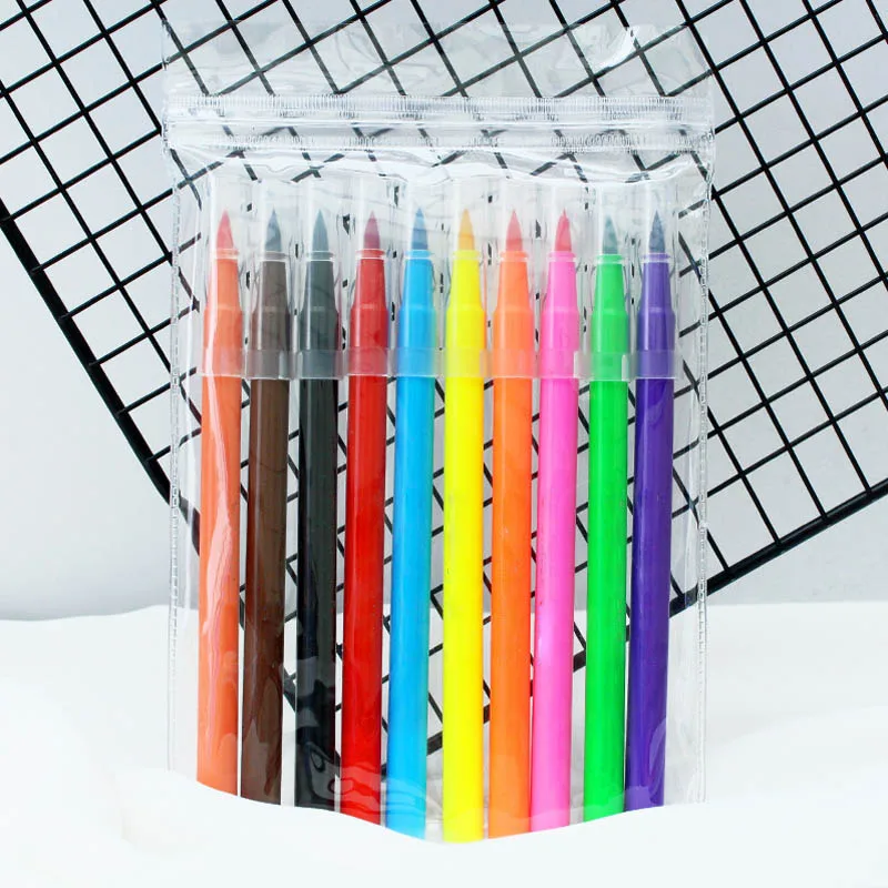 

10 Colors Portable Edible Pigment Pen Drawing Biscuits Fondant Cake Decorating Tools Food Coloring Pens 5ML Cake DIY Draw Tool