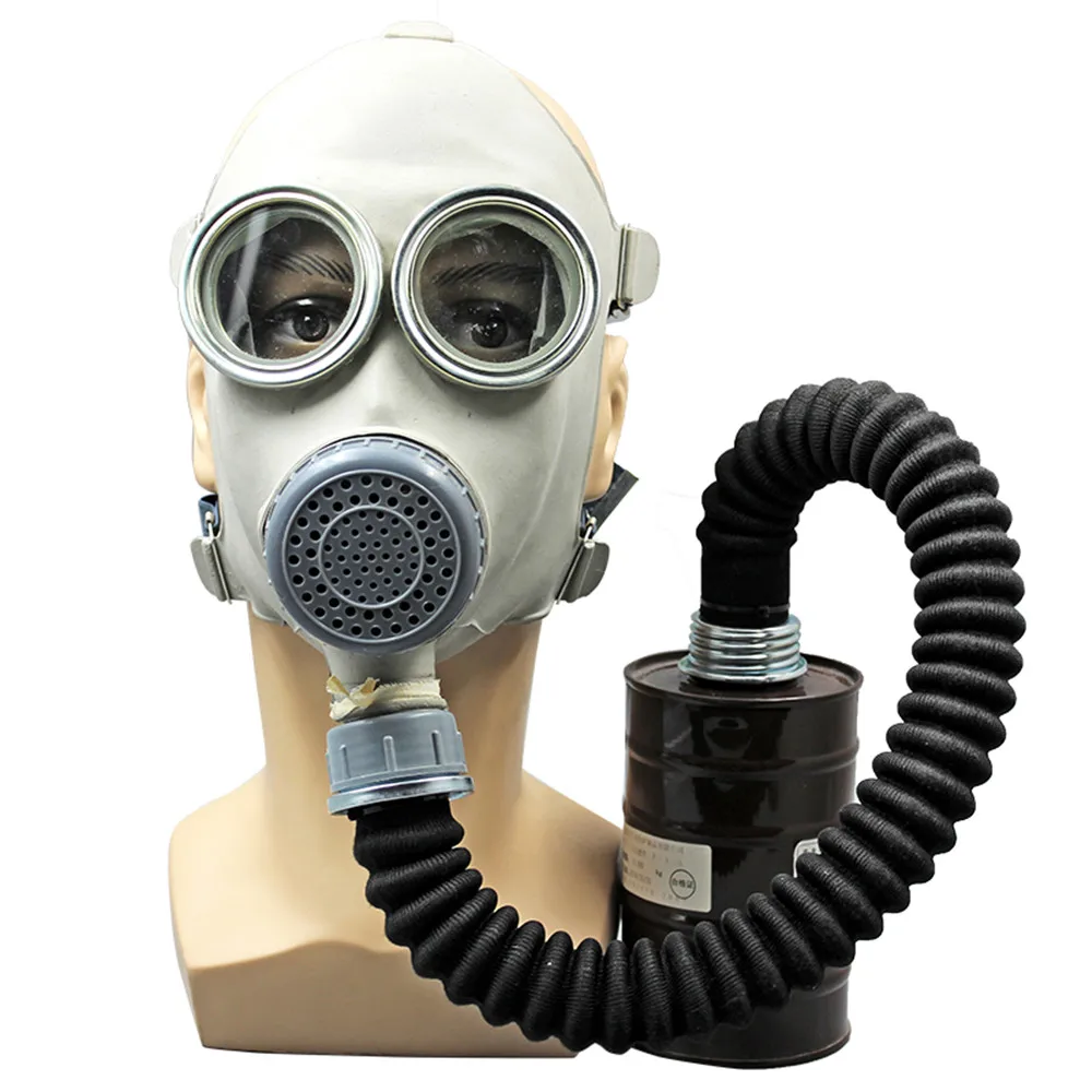 

Activated Carbon Gas Full Face Mask Respirator Anti-Gas Anti-Dust Mask Set Anti Organic Vapor Benzene Gas PM2.5 Protection Mask