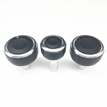 

3pcs Aluminum alloy air conditioning knob AC Knob For volkswagen GOLF 4 passat B5 Bora