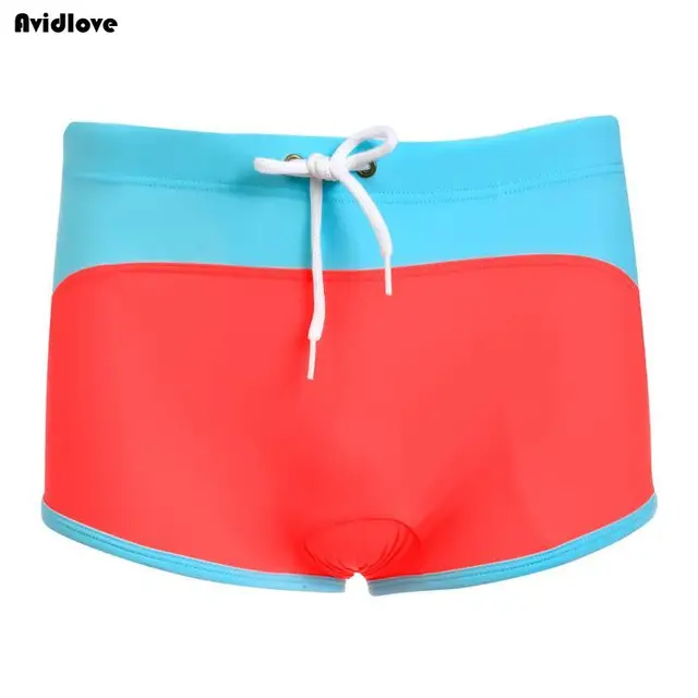Men Beach Sports Swimming Home Sexy waist strap Underwear Trunks Boxers Elastic Swimming Shorts