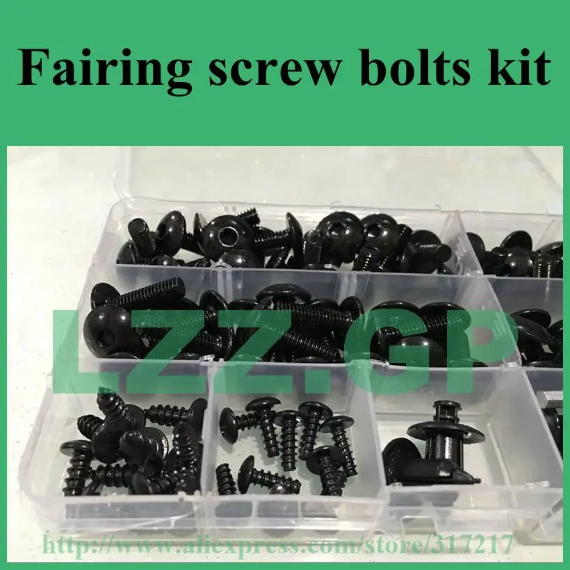1set Fairing Body Parts Screw Bolts Kit For Kawasaki ZX6R 2007 2008