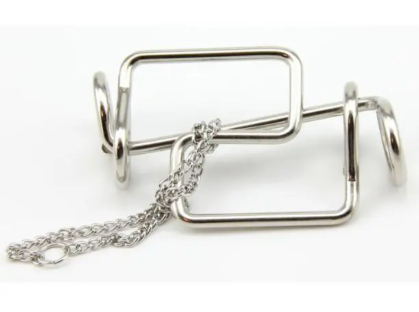 

New Metal Iron String Puzzle Mind Educational Brain Teaser Game for Adults Children